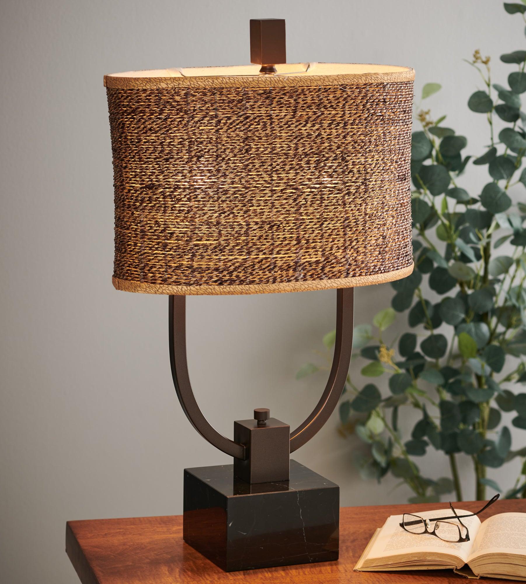 Burnished Bronze Table Lamp - Wild Wings