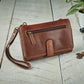 Brown Leather Wallet - Wild Wings