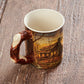Golden Retreat - Cabin Sculpted Mug - Wild Wings