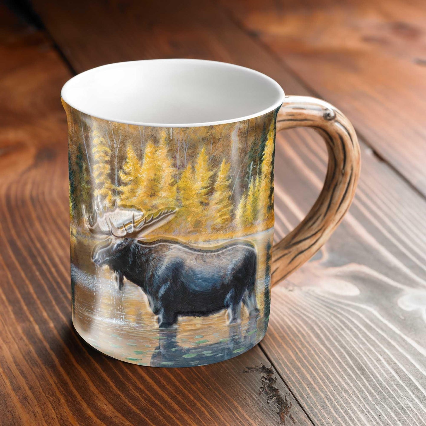 The Loner Moose Sculpted Mug - Wild Wings