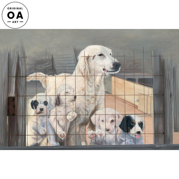 English Heritage—Setters Original Acrylic Painting - Wild Wings