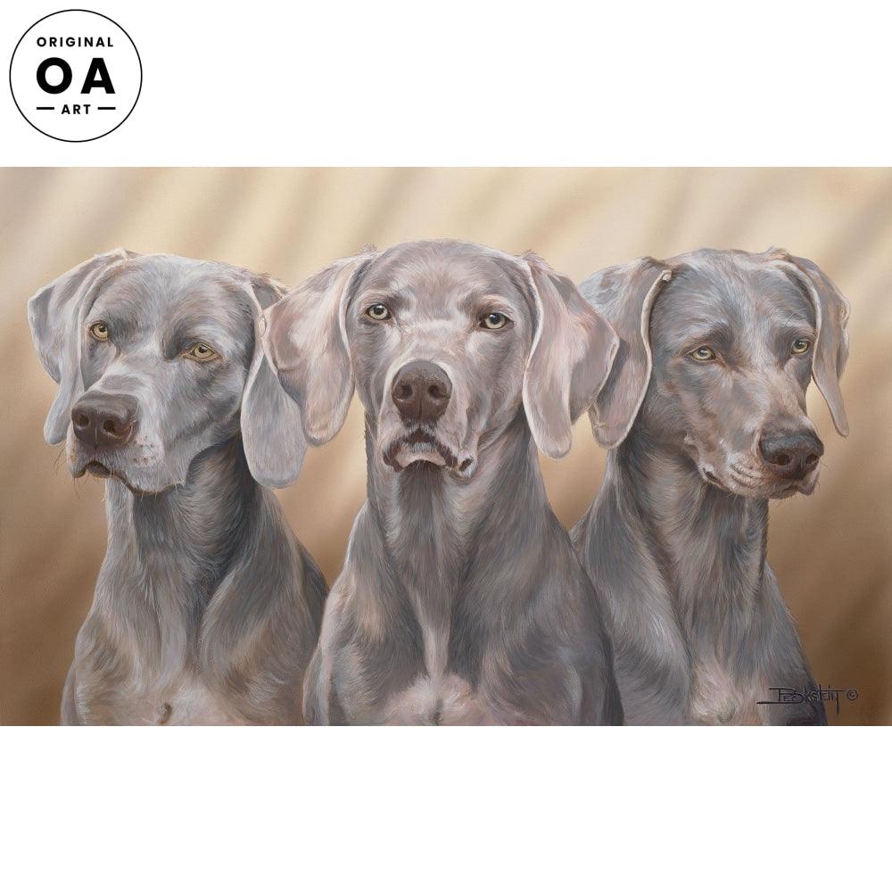 Weimar Trio Original Acrylic Painting - Wild Wings