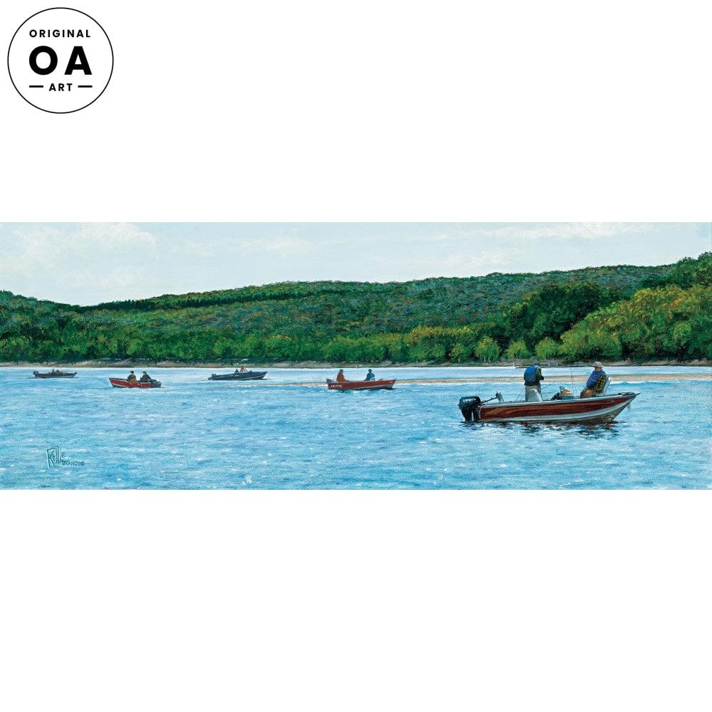 Meeting at the Bar Original Acrylic Painting - Wild Wings