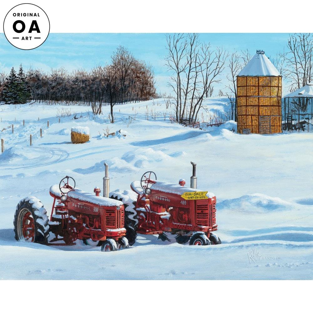 Snowbirds—Tractor Original Acrylic Painting - Wild Wings