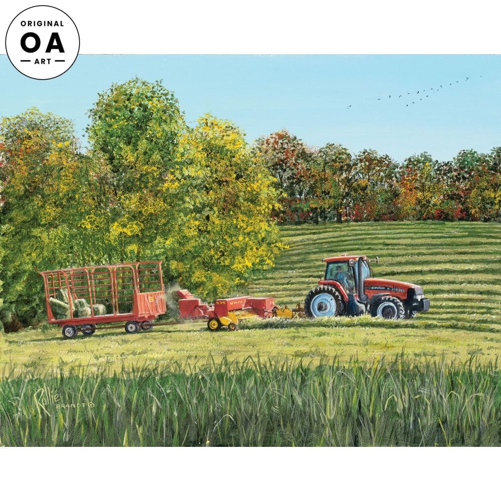 Third Crop—Farm Original Acrylic Painting - Wild Wings