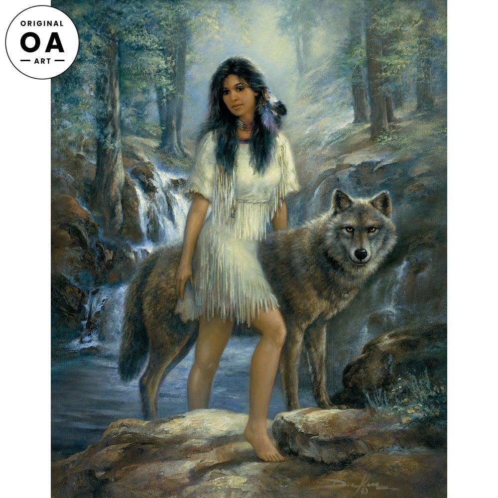 Loyal Guardian Original Oil Painting - Wild Wings