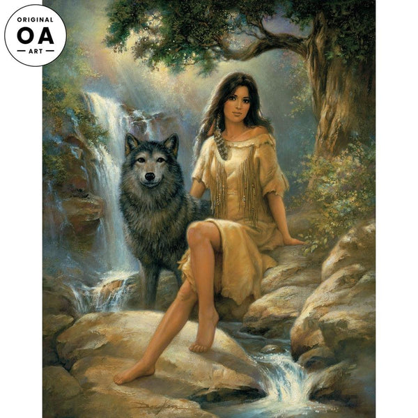 Peaceful Presence Original Oil Painting - Wild Wings