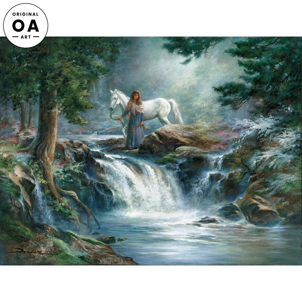 Perfect Day—Woman & Horse Original Oil Painting - Wild Wings