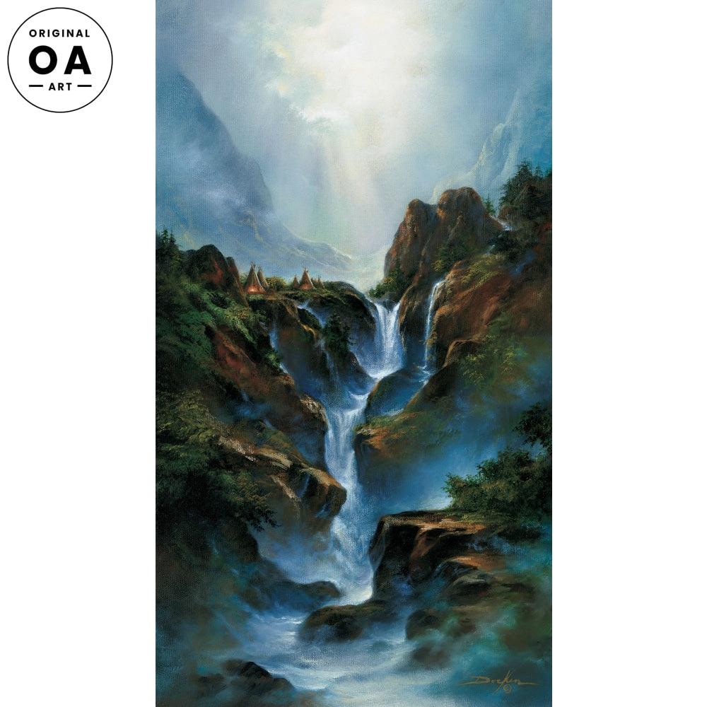 Sacred Land Original Oil Painting - Wild Wings