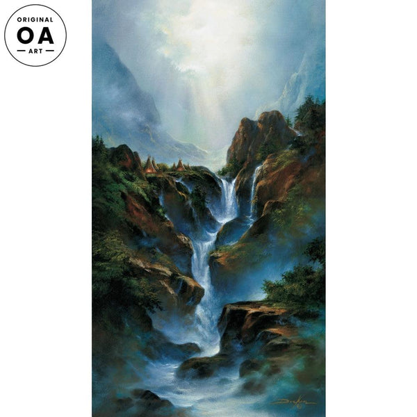 Sacred Land Original Oil Painting - Wild Wings