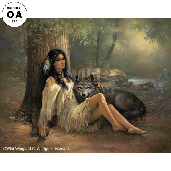 Silent Devotions Original Oil Painting - Wild Wings
