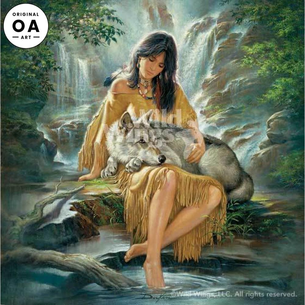 Timeless Bond Original Oil Painting - Wild Wings