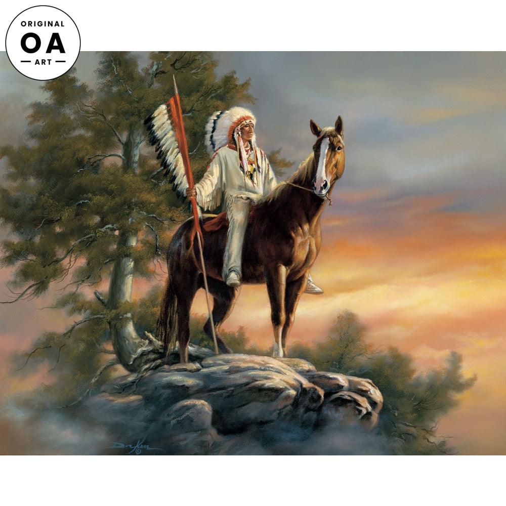 Vision Seeker—Native American Original Oil Painting - Wild Wings