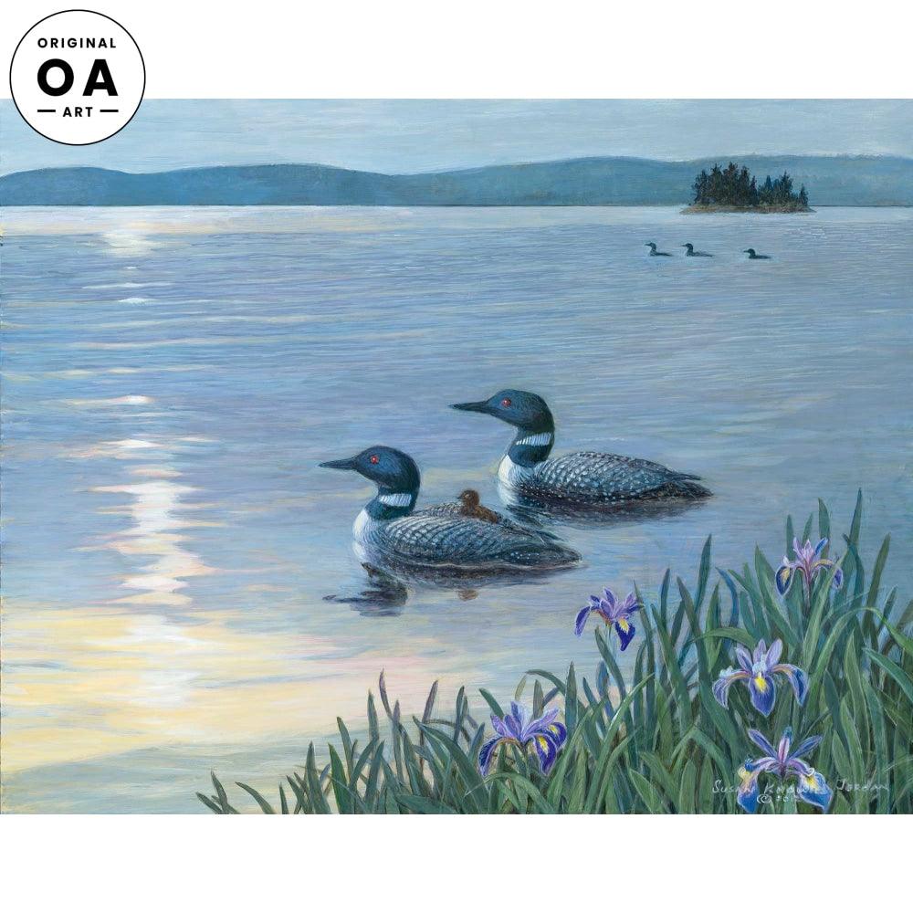 Sunset Original Acrylic Painting - Wild Wings