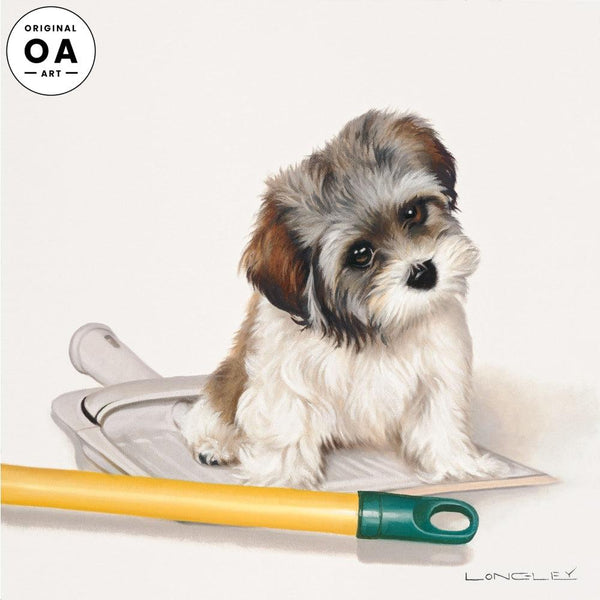 The Little Dust Mop—Havanese Original Oil Painting - Wild Wings
