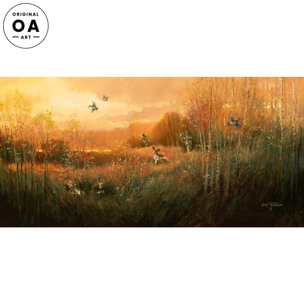 Split Decision Original Watercolor Painting - Wild Wings