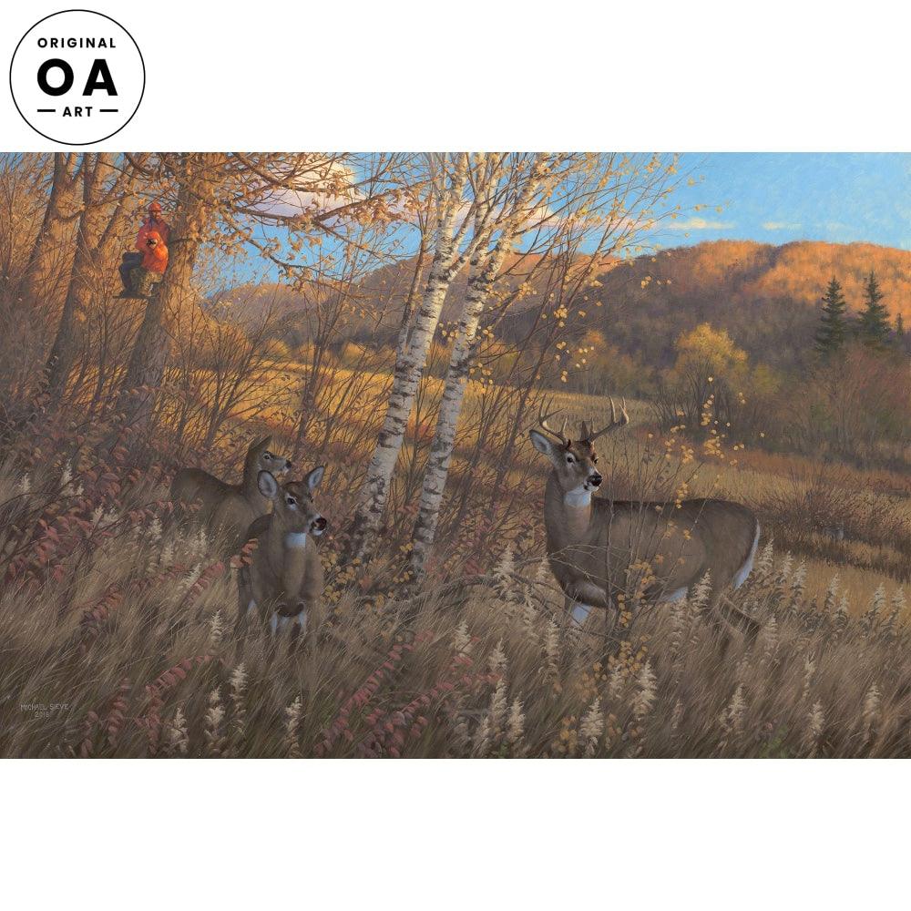Zone 3; Youth Season—Deer Original Oil Painting - Wild Wings