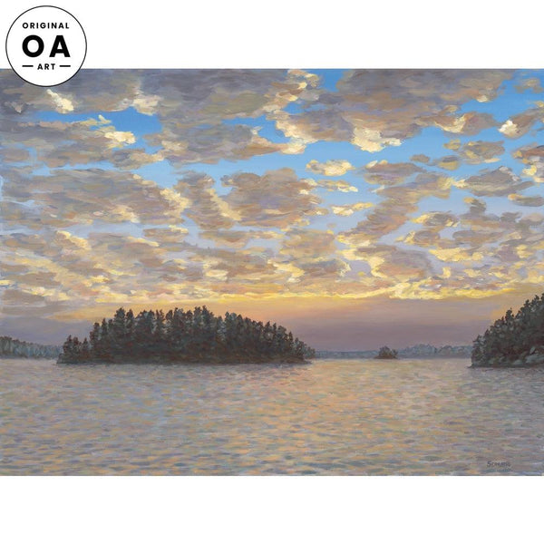 Setting Sun Original Oil Painting - Wild Wings