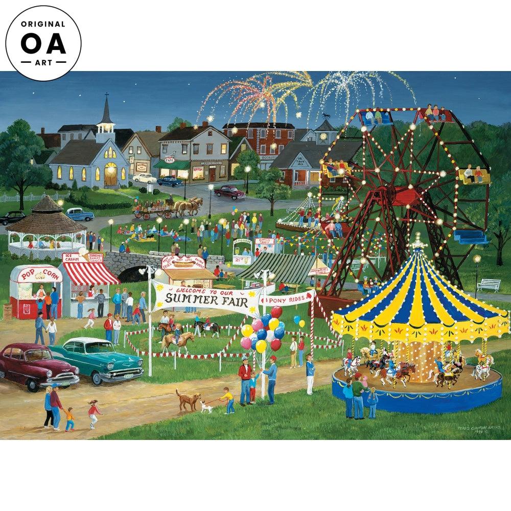 Country Fair Original Acrylic Painting - Wild Wings