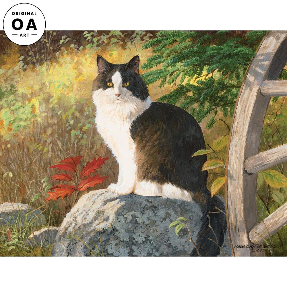 Mischief—Cat Original Acrylic Painting - Wild Wings