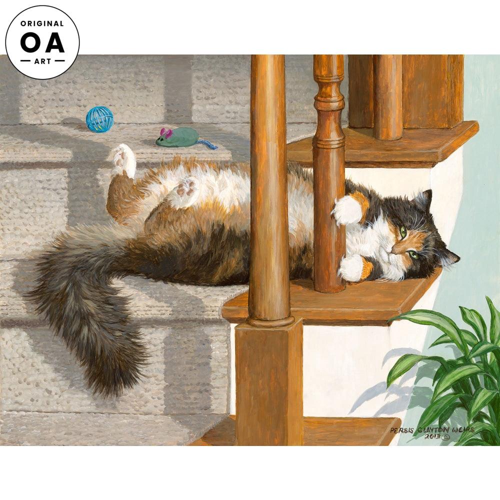 Paddy —Cat Original Acrylic Painting - Wild Wings