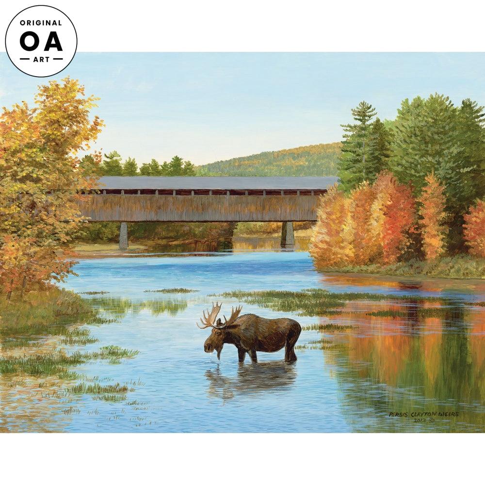 River Shallows Original Acrylic Painting - Wild Wings