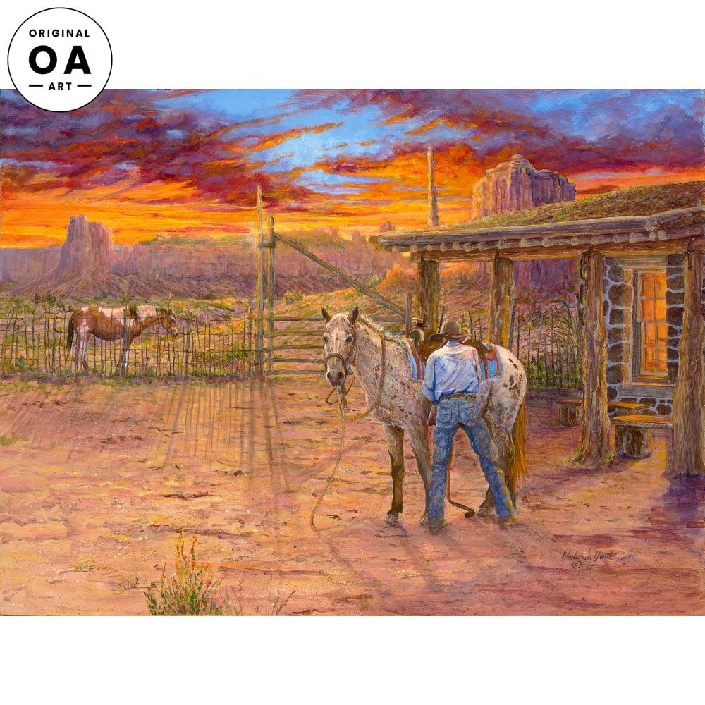 Dusk to Dawn and In Between Original Acrylic Painting - Wild Wings