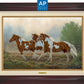 Misty Morning—Pintos; Artist Proof Edition (AP) Master Artisan Canvas - Wild Wings