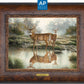Tranquil Waters—Whitetail Deer; Artist Proof Edition (AP) Master Artisan Canvas - Wild Wings