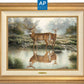 Tranquil Waters—Whitetail Deer; Artist Proof Edition (AP) Master Artisan Canvas - Wild Wings