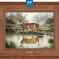 Tranquil Waters—Whitetail Deer; Artist Proof Edition (AP) Master Artisan Canvas - Wild Wings
