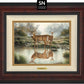 Tranquil Waters—Whitetail Deer; Standard Numbered Edition (SN) Master Artisan Canvas - Wild Wings