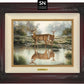 Tranquil Waters—Whitetail Deer; Standard Numbered Edition (SN) Master Artisan Canvas - Wild Wings