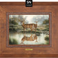 Tranquil Waters—Whitetail Deer; Standard Numbered Edition (SN) Master Artisan Canvas - Wild Wings