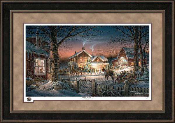 Trimming the Tree Framed Limited Edition Print - Wild Wings
