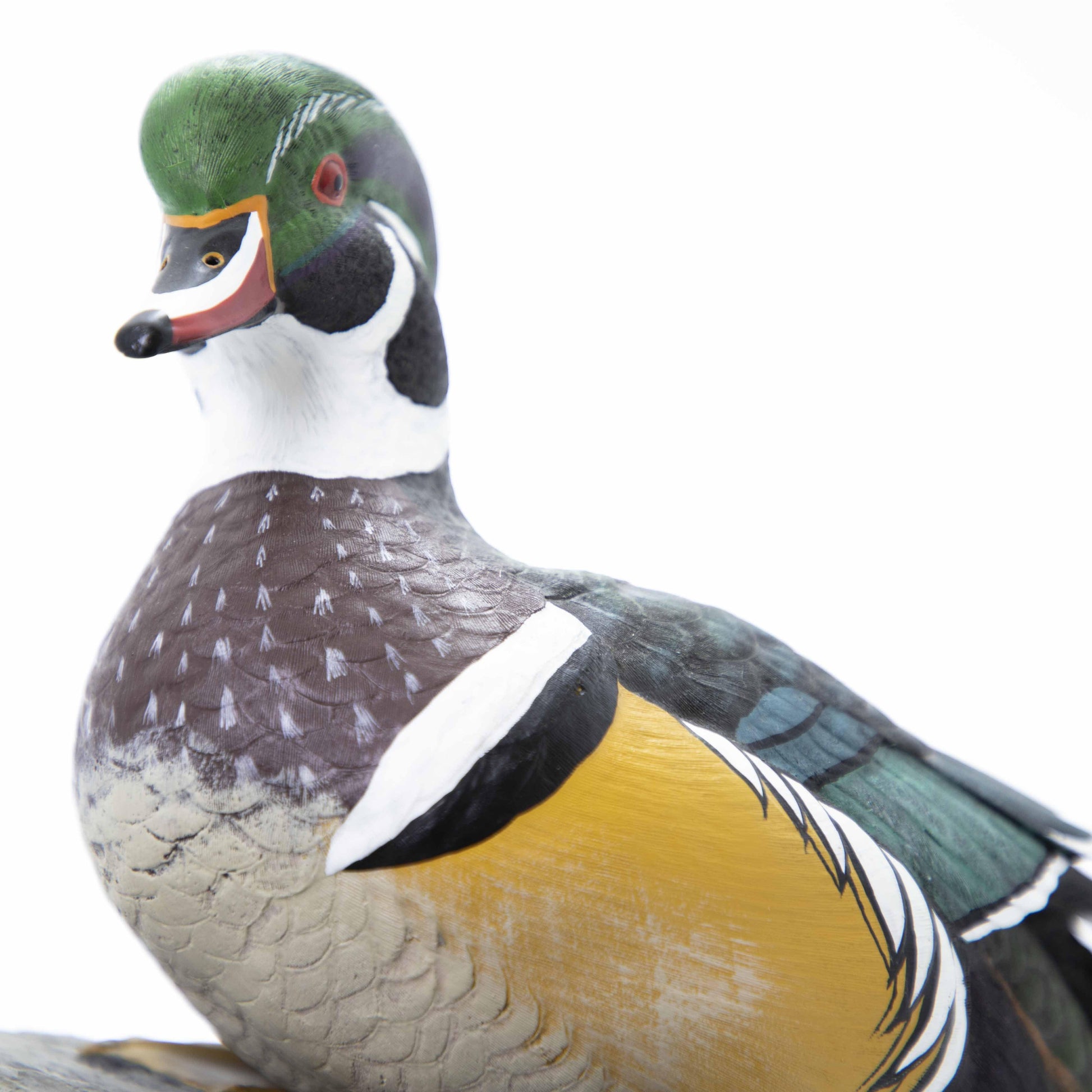 Nesting Wood Duck Pair Sculpture - Wild Wings