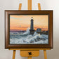 Storm Tide - Lighthouse - 18" x 24" Original Acrylic Painting