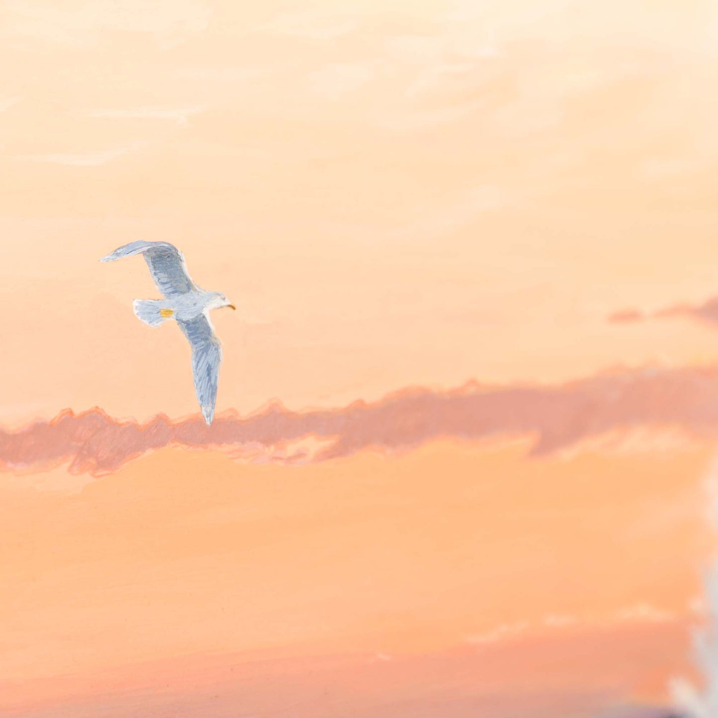 Storm Tide - Lighthouse - 18" x 24" Original Acrylic Painting