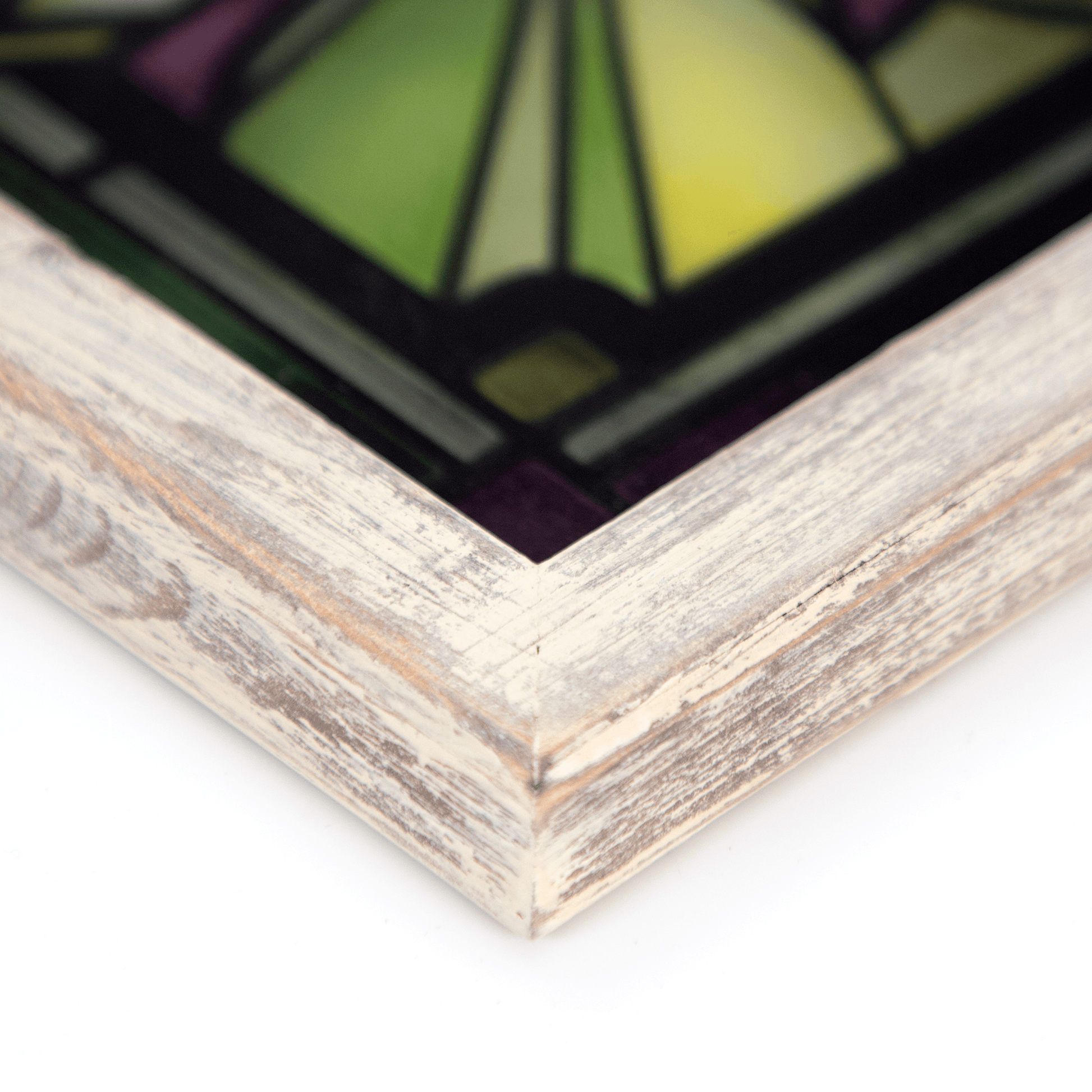 Downy Woodpecker Stained Glass Art - Wild Wings