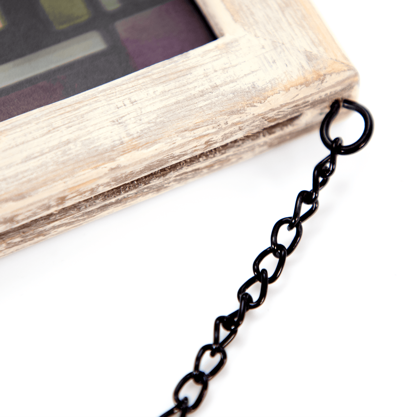 Downy Woodpecker Stained Glass Art - Wild Wings