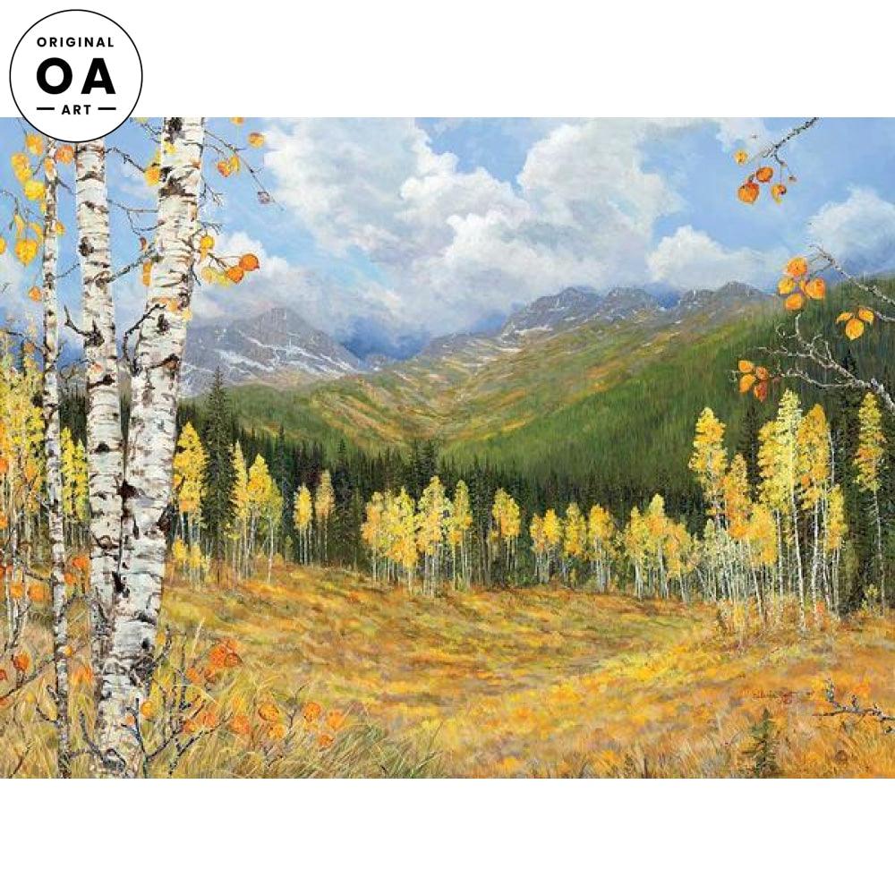 Aspen Gold Original Acrylic Painting - Wild Wings
