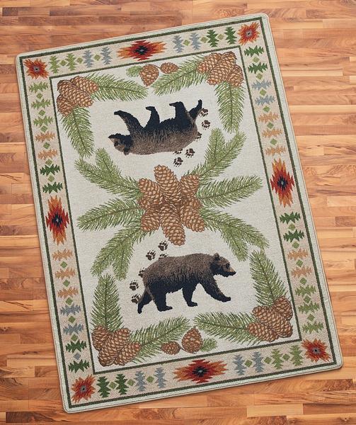 Bear Camp Area Rug - Wild Wings