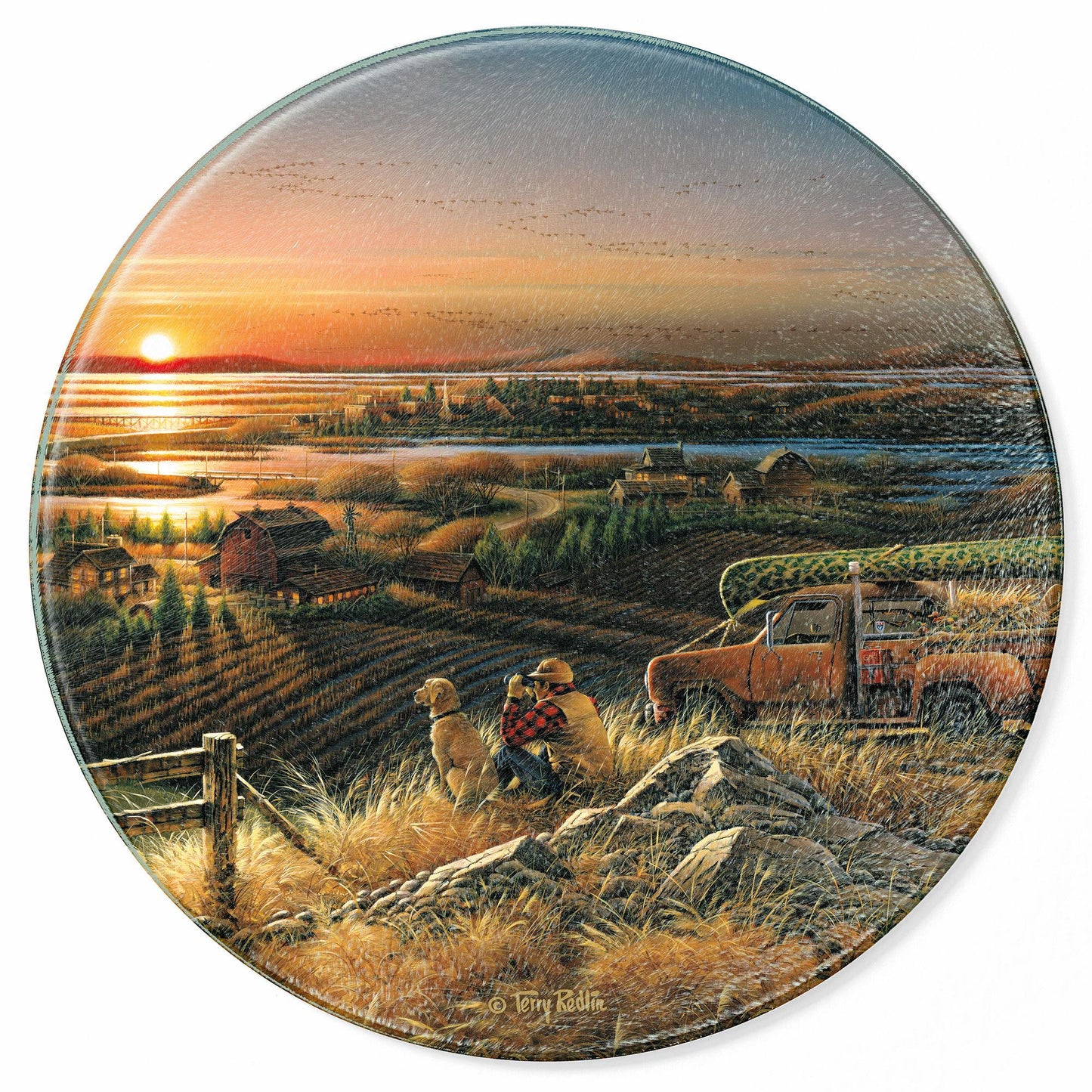 Best Friends Round Cutting Board - Wild Wings