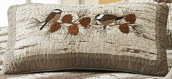 Chickadee Pillow - Wild Wings