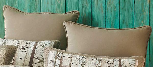 Smokey Taupe Sham - Wild Wings