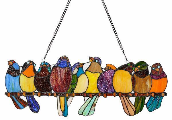 Birds of a Feather Stained Glass - Wild Wings
