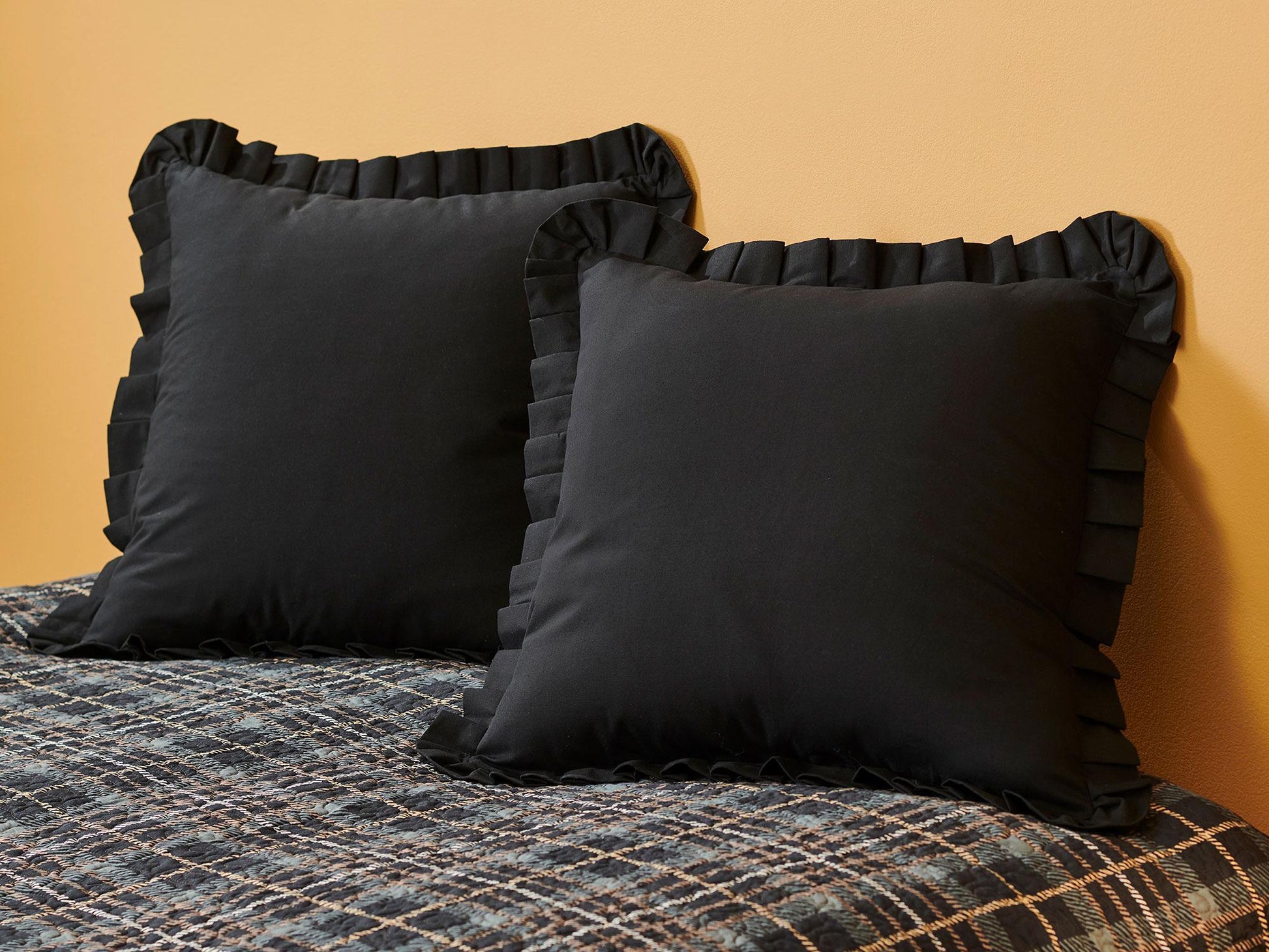 Black Night Euro Sham - Wild Wings