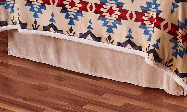 Blue Canyon Southwest Bedskirt (King) - Wild Wings