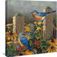 Bluebirds Gallery Wrapped Canvas - Wild Wings