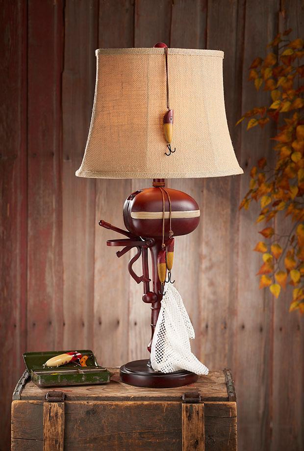 Boat Motor Table Lamp - Wild Wings